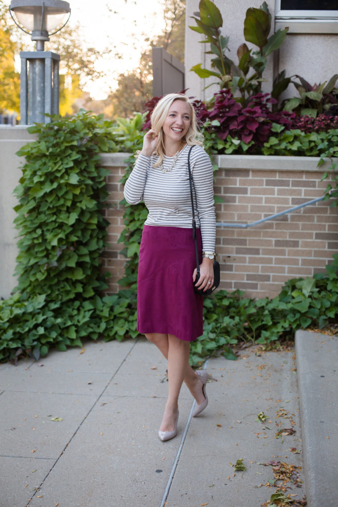 JCrew Skirt Cross Leg