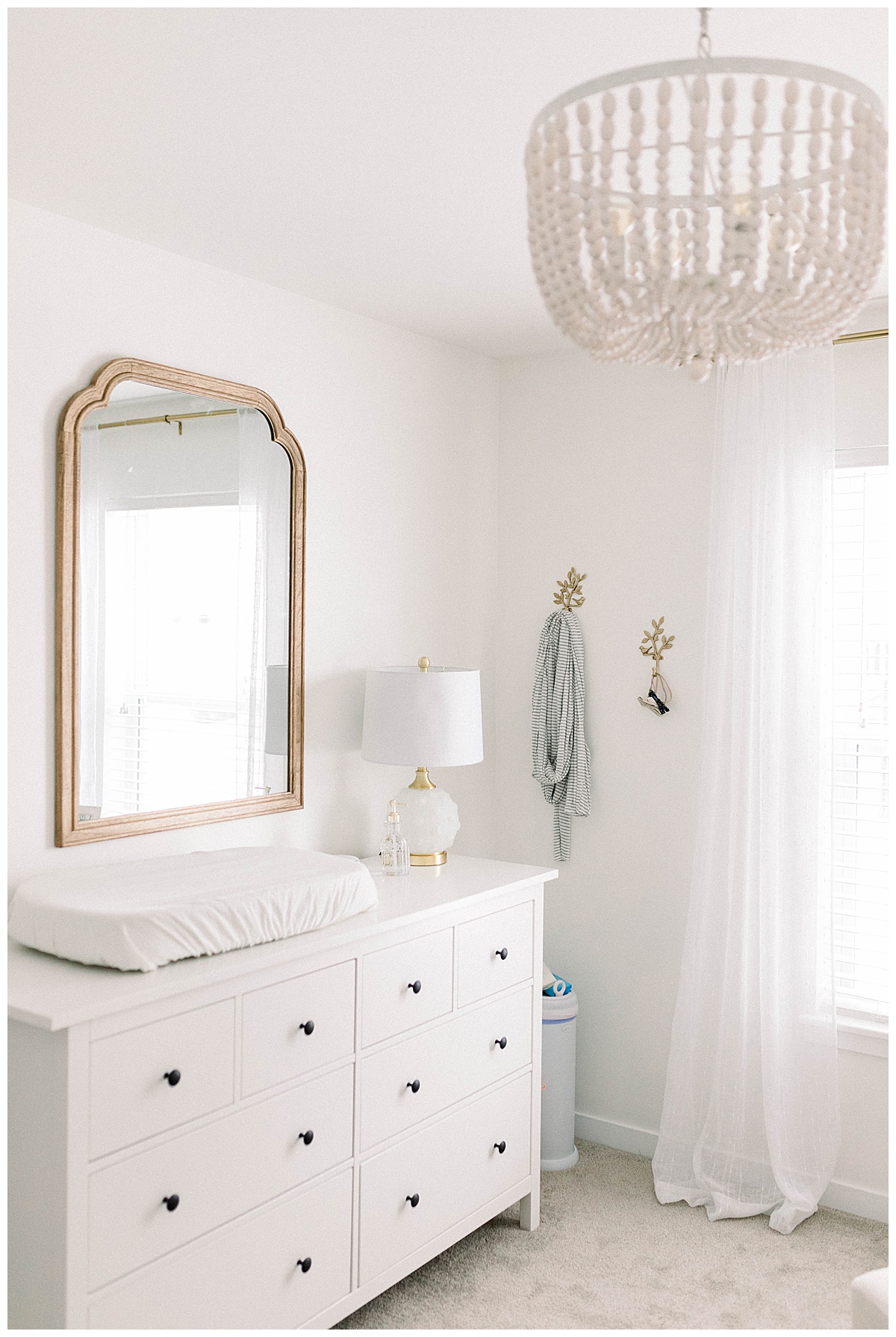 White 2024 nursery mirror