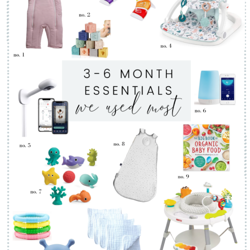 3-6 Month Baby Essentials