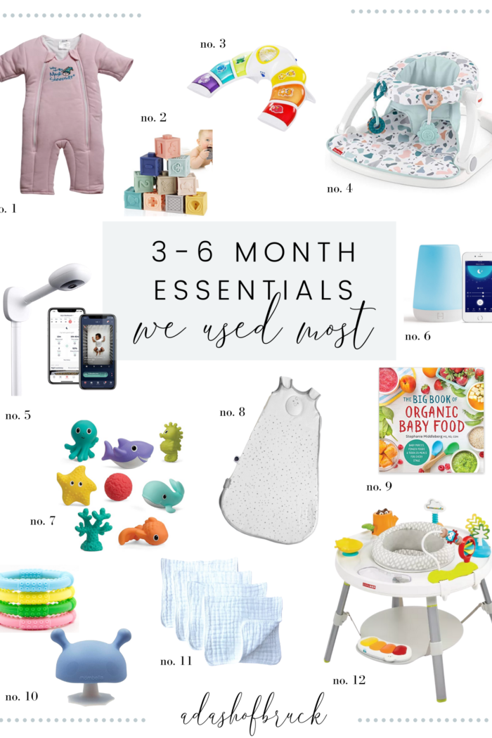 3-6 Month Baby Essentials