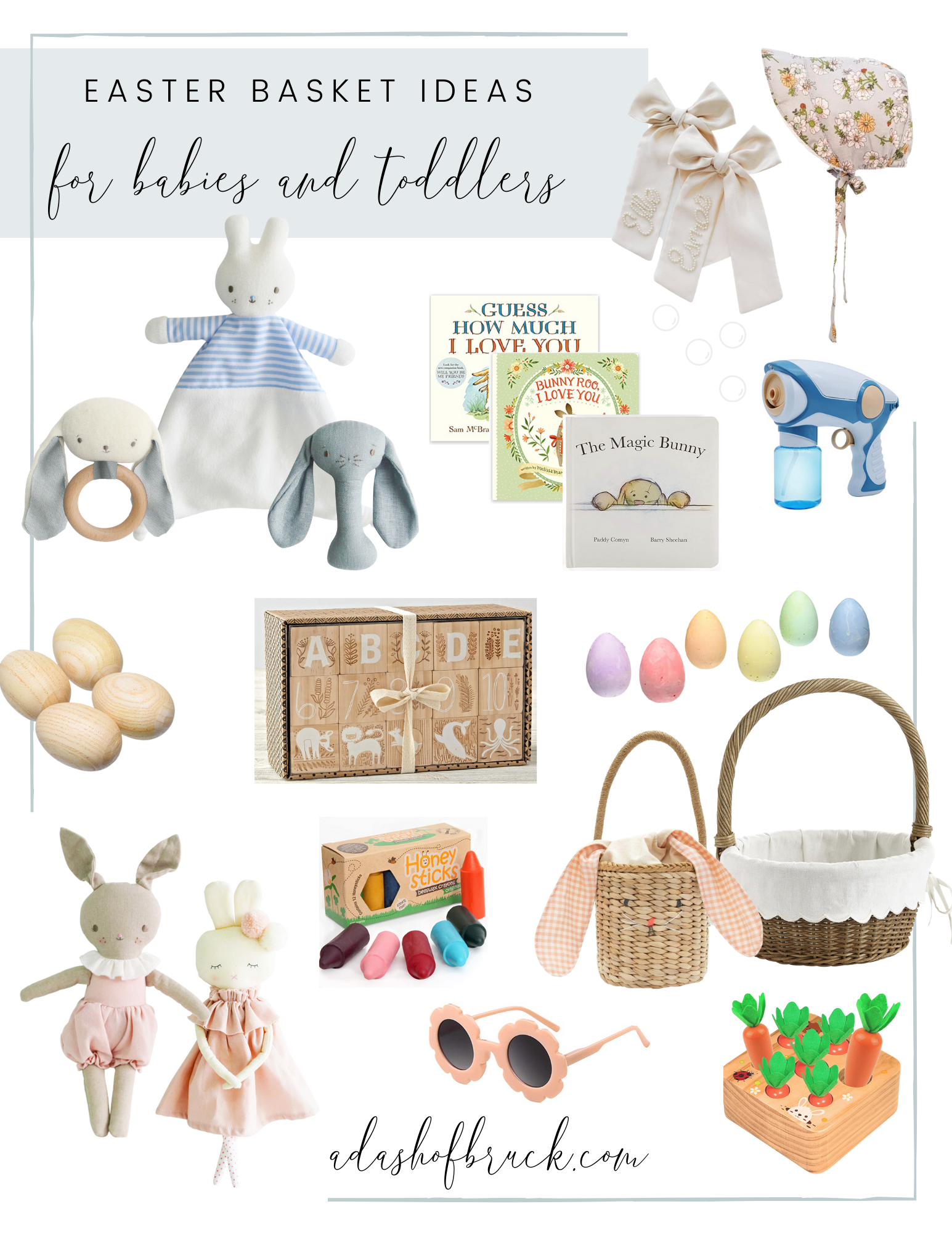Easter Basket Ideas for Babies and Toddlers - A Dash of Bruck - Classic