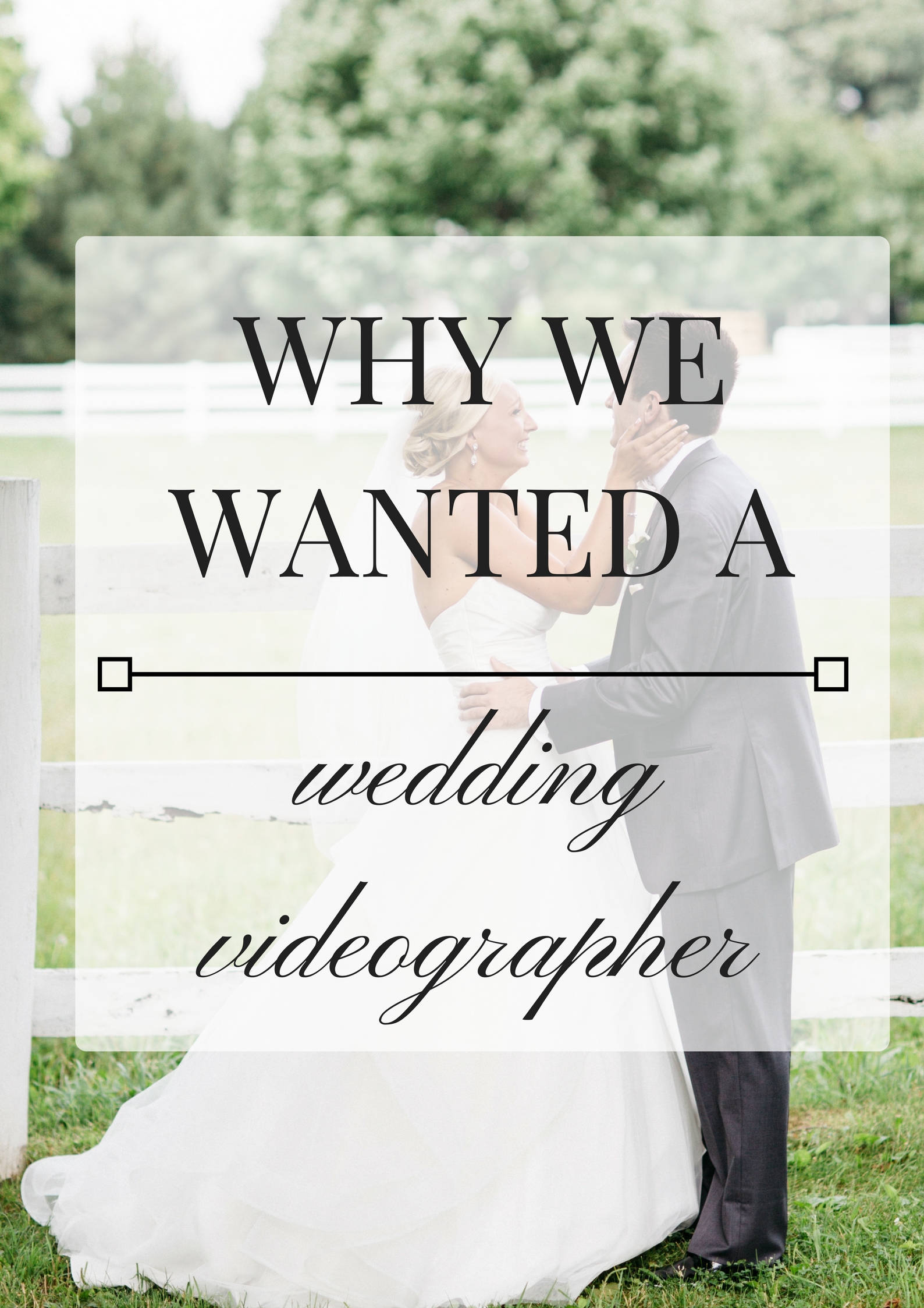 Why we wanted a wedding videographer [our wedding video]